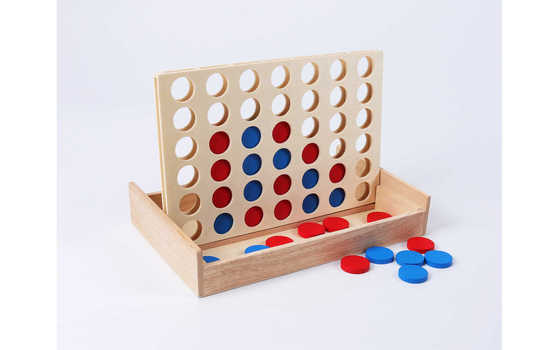 WD7091 WOODEN 4 IN ROW