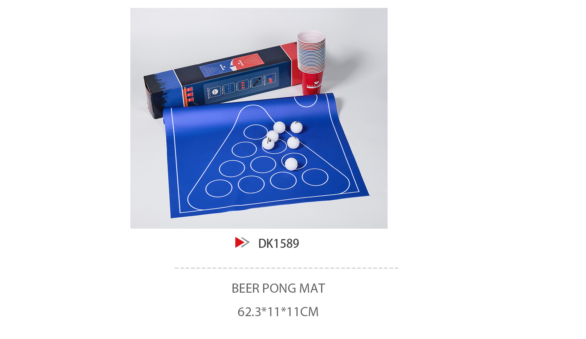 DK1589 BEER PONG MAT